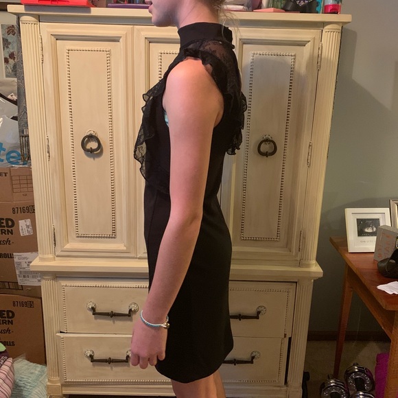 Ruffled Lace LBD - Picture 7 of 8